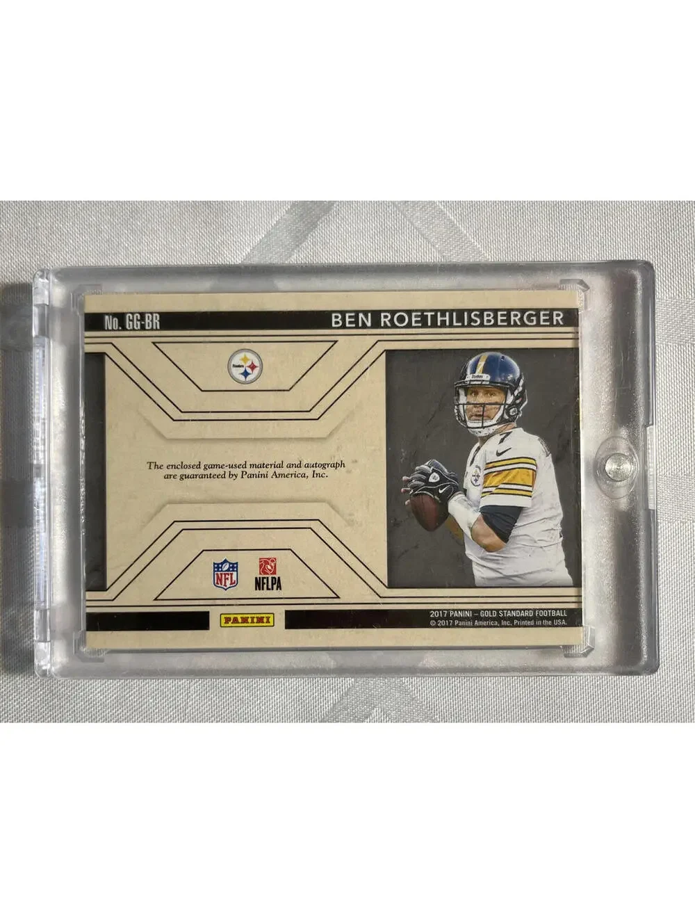 NFL Steelers Ben Roethlisberger 1/5 Autographed Signed 2017 Panini No.GG-BR AZ16